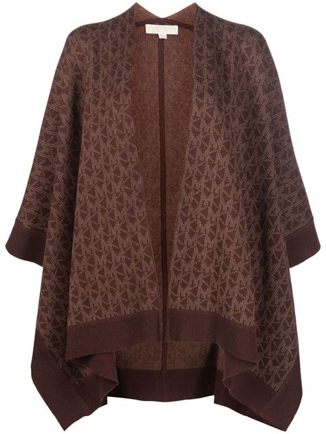 poncho michael kors|michael kors poncho logo.